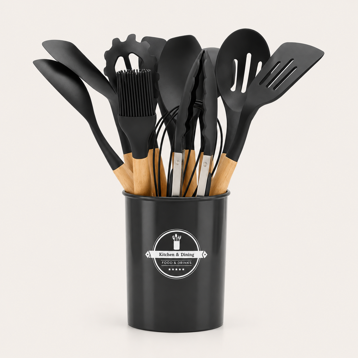 12 Pcs Silicone Spoon Set