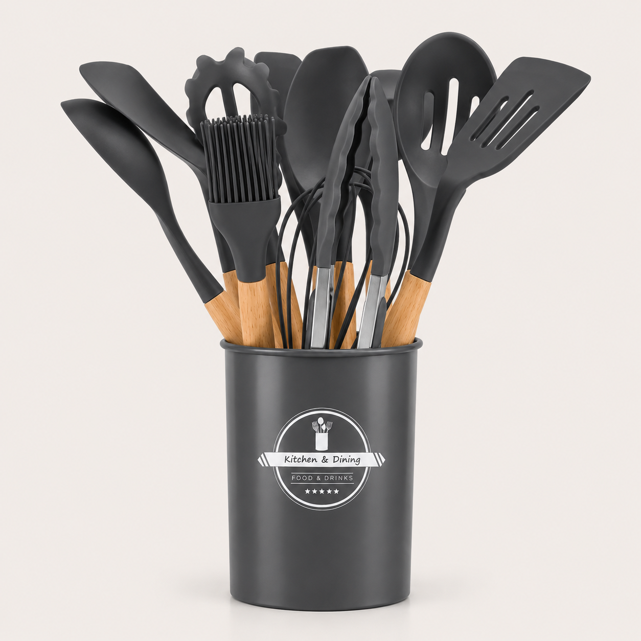12 Pcs Silicone Spoon Set
