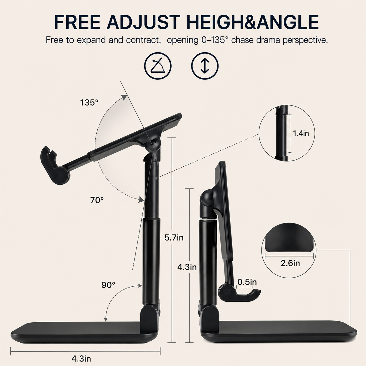 Foldable Mobile Stand