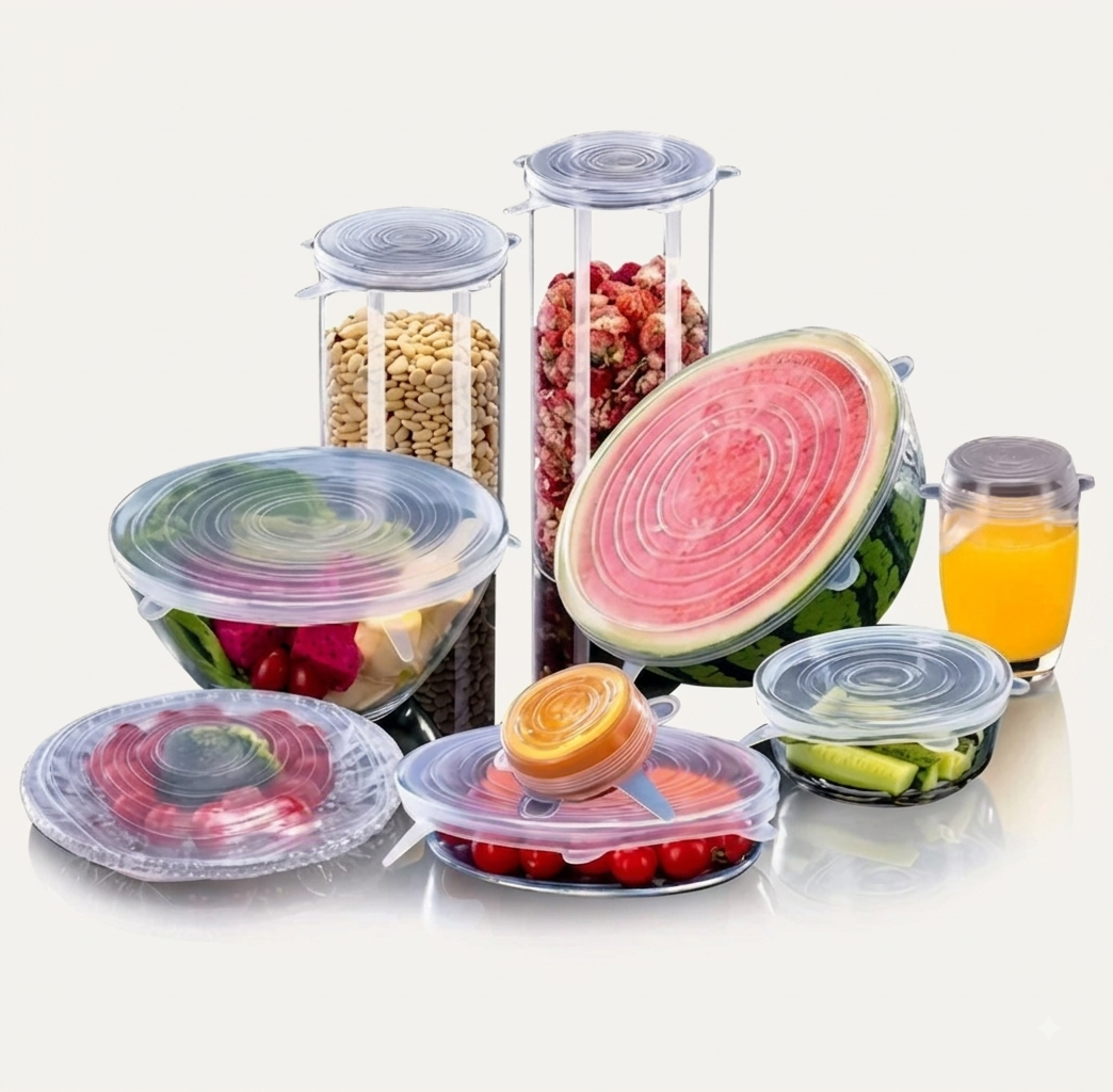 Silicone Lid Cover (6 Pcs)