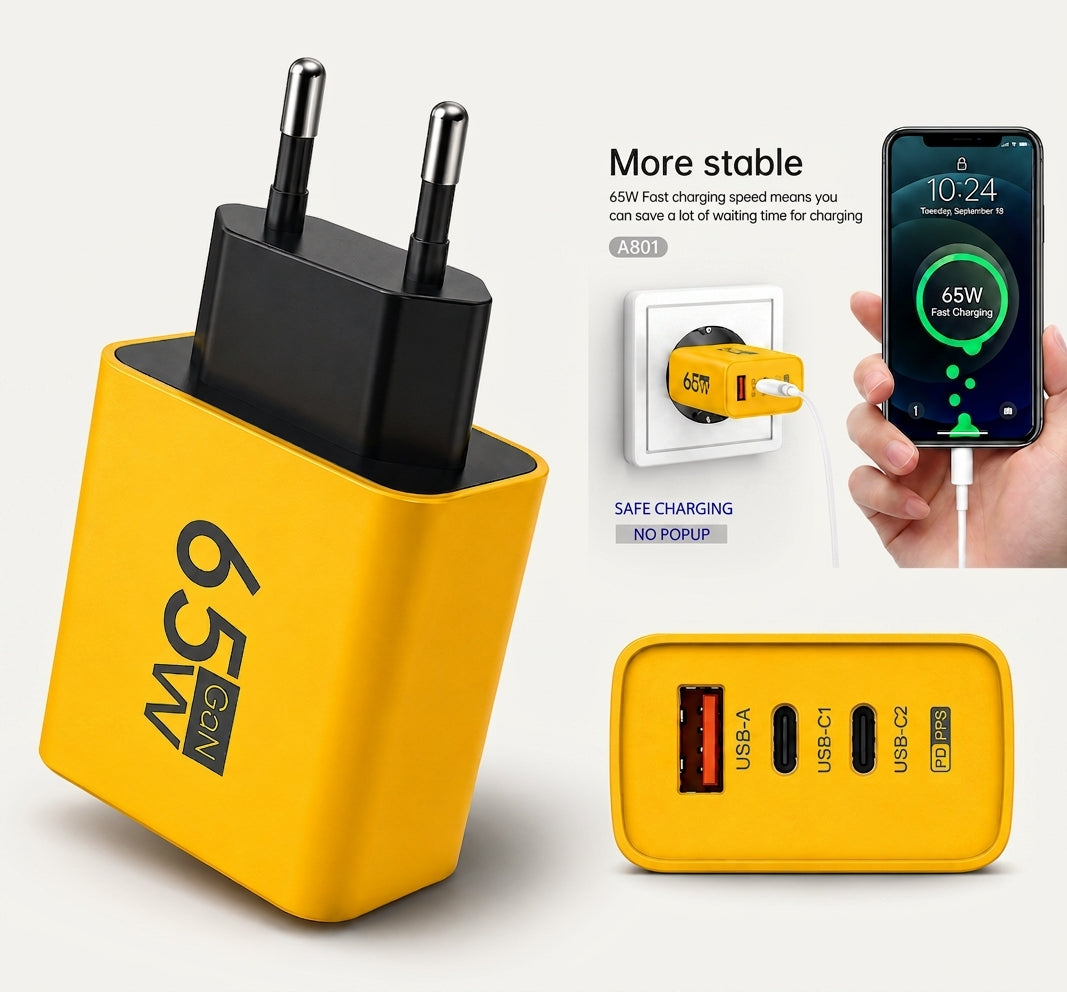 GaN 65W Fast Charger