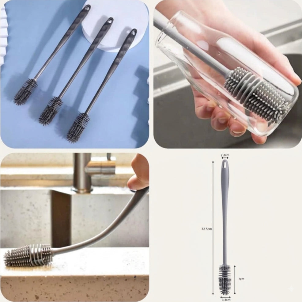 Silicon Bottle & Glass Cleaning Brush