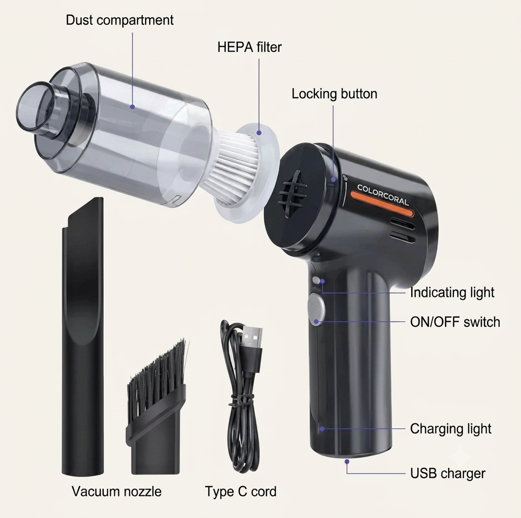 3 in 1 Vaccum Cleaner