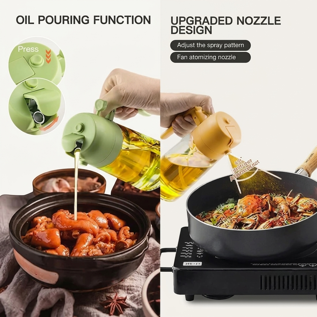 2 In 1 Oil Bottle Spray