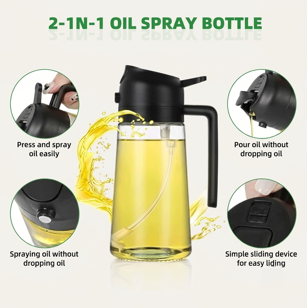 2 In 1 Oil Bottle Spray
