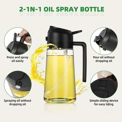 2 In 1 Oil Bottle Spray