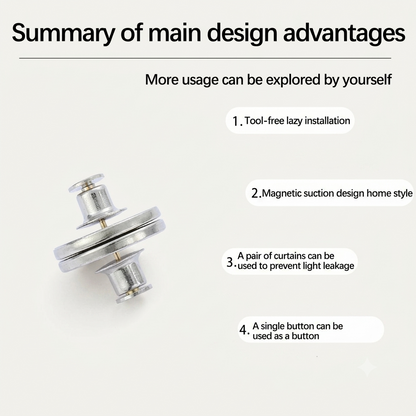 Curtain Magnetic Button (Pair)