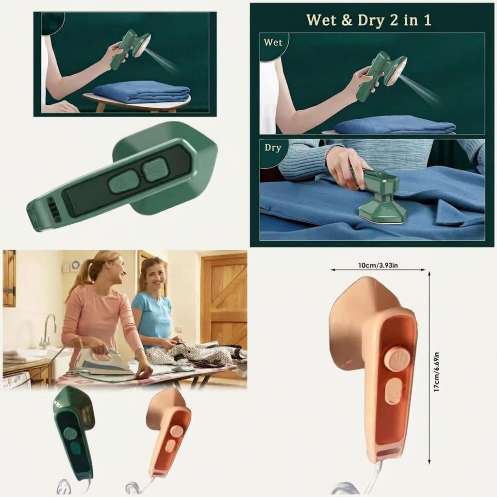 Mini Electric Portable Iron Wet /Dry