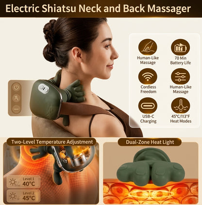 Multi-Functional Electric Neck and Shoulder Massager